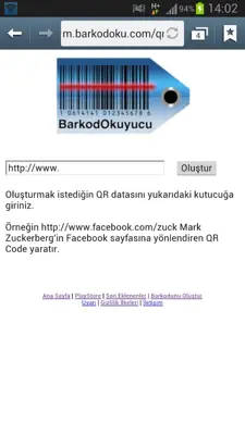 Barkod Okuyucu android App screenshot 1